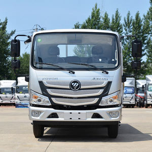 โรงงานจำหน่ายรถบรรทุกขนาดเล็ก Foton 4x2 รถบรรทุกขนาดเล็กเครื่องยนต์ดีเซล Cummins เกียร์ธรรมดา 6x4 2 ที่นั่ง รถบรรทุกขนส่งสินค้า ลดราคา - Product Image 3