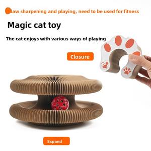 Pohon kucing mewah Modern dengan papan gores mainan kucing ramah lingkungan menyenangkan baru kami untuk Natal - Product Image 6