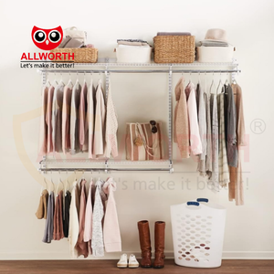 יצרן יוקרה מותאם אישית קל להגדרה ארונות ארון קיר גמיש מדפים - Product Image 2