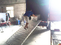 Rampe d'accès en aluminium pour véhicule, rampe de chargement, glissière de déchargement, échelle inclinée pour les structures de scène