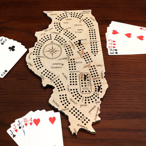 Tùy chỉnh bằng gỗ hình dạng nhà nước <span class=keywords><strong>cribbage</strong></span> Hội Đồng Quản trị cá nhân PEG trò chơi gia đình trò chơi đêm Quà Tặng nhà Thu thập giải trí - Product Image 3