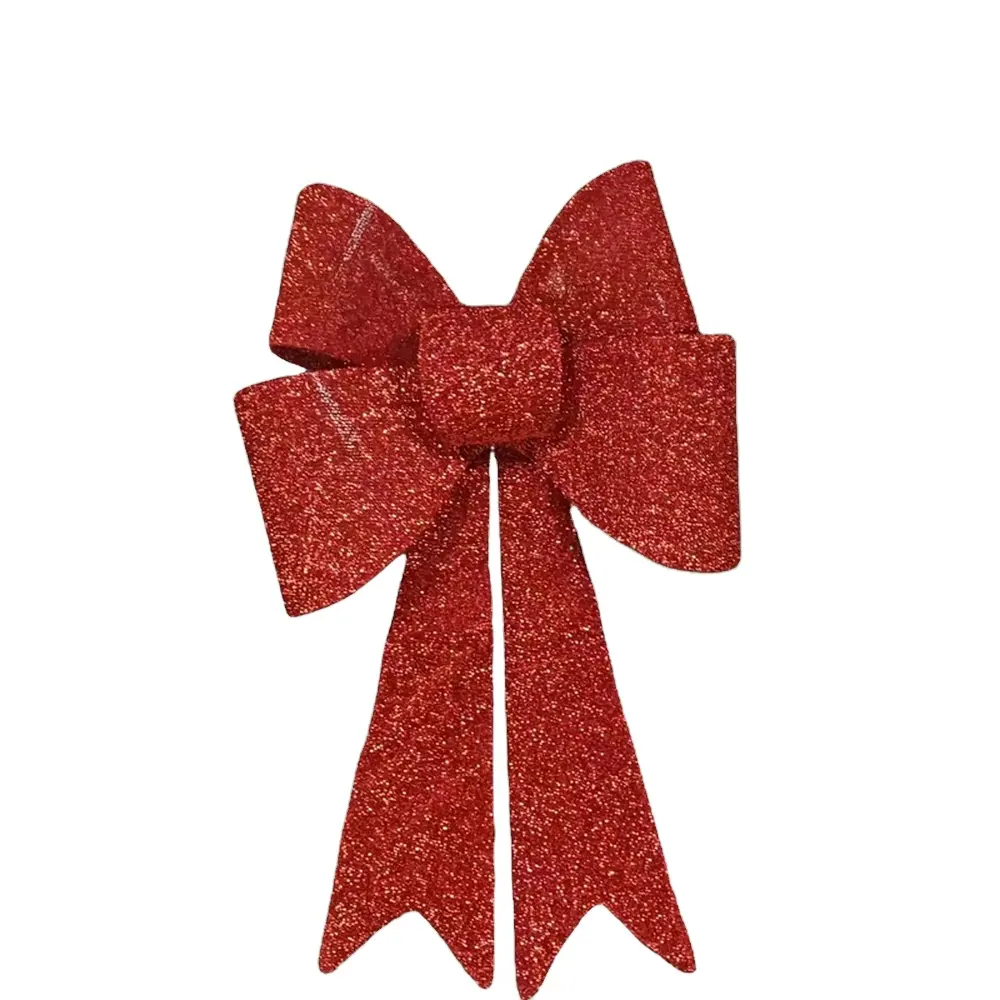 קשת אדומה בסגנון ארט דקו תלויה קישוט פנים חג המולד