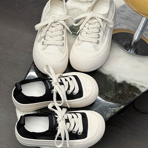 Zapatillas Deportivas Blancas de Malla para Mujer con Suela Gruesa, Corte Bajo, Verano 2026, Ligeras, Antideslizantes y Duraderas - Product Image 4
