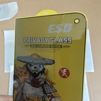 Protection d'écran en verre trempé anti-espionnage 9H ESD pour iPhone Duo 18 17 16 Pro Max – Vente en gros usine