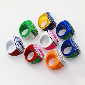 Anello Personalizzato del <span class=keywords><strong>Campionato</strong></span> Giovanile USSSA - Anello in Lega Multicolore per Campioni e Finalisti della Lega di Baseball - Product Image 2