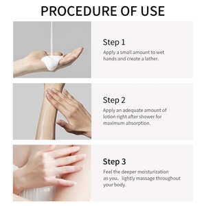 Lotion corporelle hydratante et éclaircissante 24h à l'acide glutamique Biosphère, qualité supérieure, dernière version OEM ODM - Product Image 6