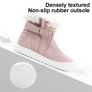 Bán buôn ODM mùa đông ngoài trời đi bộ đường dài thể thao khởi động Mens chân trần giày cho phụ nữ người đàn ông da - Product Image 4