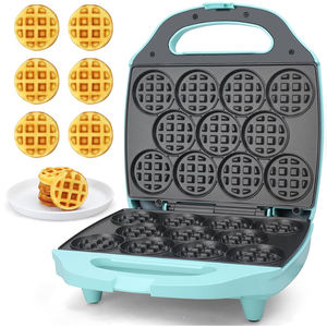 Petite gaufrière électrique antiadhésive, machine à friandises pour chien, machine à gaufres de petite taille, style américain et belge, gaufres antiadhésives - Product Image 2