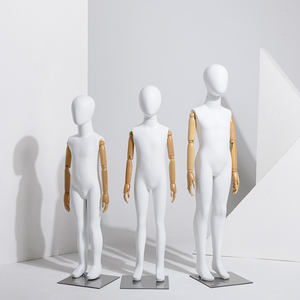 Consegna veloce in fibra di vetro completo corpo in piedi vestito forma per bambini bambini manichino per negozio - Product Image 4