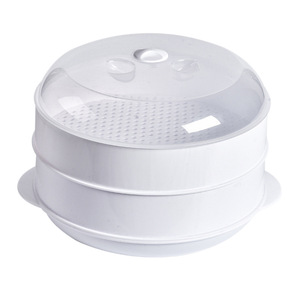 Microwave Steamer With Lid Food Grade PP Plastic Steamer For Buns Rice Dishes Household Use - Product Image 5
