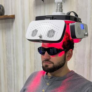 Solución LLLT efectiva Terapia con láser de bajo nivel para la <span class=keywords><strong>alopecia</strong></span> con 424 diodos Kernel Cobertura MÁXIMA DE LA KN-8000A - Product Image 3