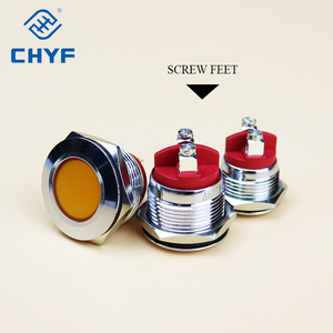 Chyf RGB LED chỉ số ánh sáng không thấm nước IP65 đèn tín hiệu 6V 12V 24V 220V dây 6mm 8mm 12mm <span class=keywords><strong>16mm</strong></span> 22mm Kích thước - Product Image 3