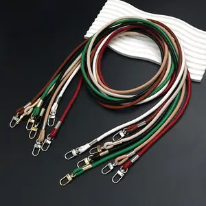 New 120cm PU Leather Neck Hanging Crossbody Strap Universal Cell Phone Lanyard For Most Phone Women Bags