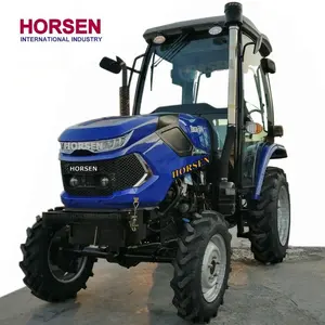 HORSEN çok fonksiyonlu 50 hp 4WD çiftlik römorku traktör römork ile kar üfleyici satılık