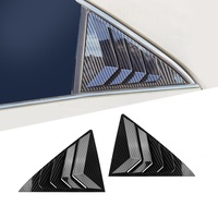 Paire de couvercle de persienne latérale de fenêtre arrière extérieure pour Toyota 7th Camry 2012-2017