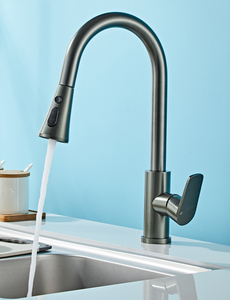 Robinet de cuisine extensible pour lave-vaisselle domestique, anti-éclaboussures, eau chaude et froide, robinet en aluminium spatial - Product Image 6