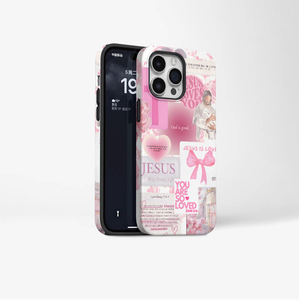 Custodia per telefono di lusso <span class=keywords><strong>rosa</strong></span> estetica Jesus per <span class=keywords><strong>iPhone</strong></span> 16 <span class=keywords><strong>Pro</strong></span> <span class=keywords><strong>Max</strong></span> 15 <span class=keywords><strong>13</strong></span> 12 11 XR 14 7 8 Plus <span class=keywords><strong>Cover</strong></span> protettiva antiurto da donna - Product Image 3