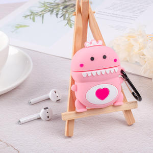 Housse de protection personnalisée pour écouteurs 3D en silicone souple, dessin animé mignon, dinosaure, Airpods 1 2 <span class=keywords><strong>Pro</strong></span>, Airpods 3 - Product Image 3