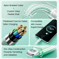 Cable USB C 3 en 1 a Precio de Fábrica, Carga Rápida, 3 pies, 6 pies, 10 pies, Cable de Datos Tipo C Personalizado para Teléfono, Tableta, Reloj, Kit de Cable Tipo C OEM