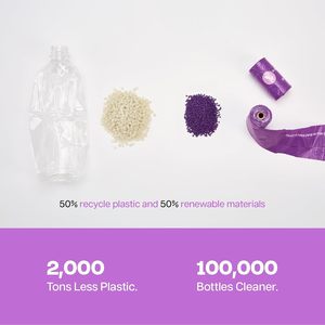 Rouleaux de recharge pour sacs à déjections canines parfumés à la lavande avec poignée, sacs à déjections pour animaux de compagnie extra épais, anti-fuites, grande taille avec support - Product Image 4