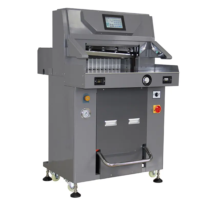 10cm thickness Program controlled hydraulic pressure book guillotine paper cutter automatic electric paper cutting machine