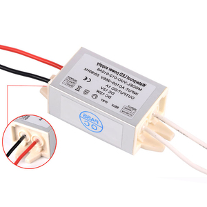 Livraison rapide 110vac 230vac à 12vdc 24vdc 10w Petite Mini Taille Led Adaptateur Pilote Transformateur D'alimentation pour Module Led 12v - Product Image 3