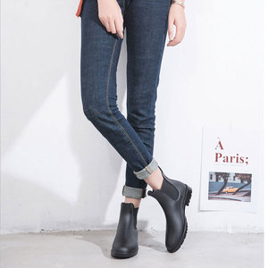 Hot Comfortable Waterproof Lightweight Summer Autumn <strong>Ankle</strong> Anti-slip PVC Chelsea <strong>Boots</strong> for <strong>Women</strong> - Product Image 2