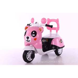 Pink Electric Motorcycle For Children 2-6 Years Rechargeable Three Wheel Toy Car For Boys And Girls - Product Image 3