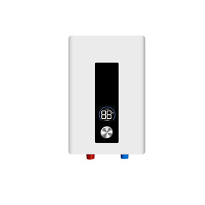 Chauffe-eau électrique instantané 5 kW mural avec commande tactile, écran LED, étanche IPX4, boîtier en plastique - Product Image 1