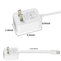 Adaptateur secteur rapide 5V Type C 10W avec sortie 2A, prise américaine, adaptateur mural, sortie DC 5V