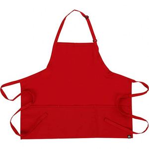 Polyester Man Woman <b>Apron</b> Custom Logo Chef <b>Kitchen</b> <b>Aprons</b> With 3 Pockets Crossback Adjust - Product Image 2