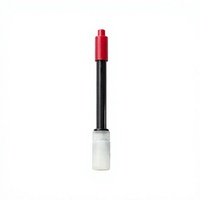 Électrode de pH de laboratoire en PC, corps en plastique, bulbe en verre, capteur rechargeable 12,5 mm x 120 mm pour l'analyse de l'eau