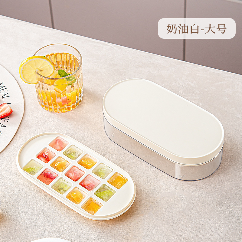 [เกรดอาหาร ไร้กลิ่น] สีขาวครีม - ขนาดใหญ่ [บรรจุภัณฑ์เดี่ยว]