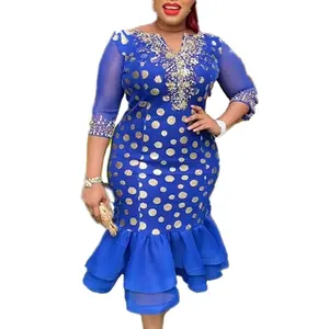 New Arrival Elegant mother of the bride Chic Evening Dress Luxury African Wedding Dresses Formal Party Plus Size Clothing