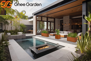 Maceta Cuadrada de Plástico Estilo Americano para Paisajes Urbanos, Ideal para Jardines de Casa y Ciudad - Product Image 4