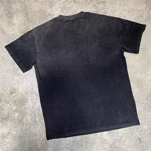 เสื้อยืดโอเวอร์ไซส์คุณภาพสูง ผ้าฝ้าย 100% หนานุ่ม สไตล์วินเทจ เสื้อผ้าผู้ชายแนวสตรีทแวร์ ขายส่ง - Product Image 2