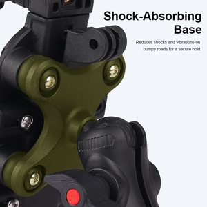 360 ° xoay điện thoại gắn kết phát hành nhanh chóng cho xe máy/xe đạp cường độ cao nylon điện thoại Grip chống sốc Xe máy điện thoại chủ - Product Image 5