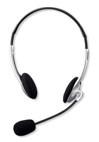 Casque d'ordinateur léger filaire à bas prix avec prise Boom Mic 3.5mm pour étude sur PC et ordinateur portable