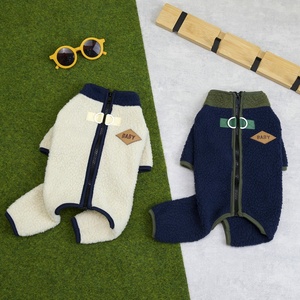 Cappotto in pile <span class=keywords><strong>per</strong></span> <span class=keywords><strong>cani</strong></span> di piccola taglia (Teddy Bear) con cerniera posteriore, abbigliamento a quattro zampe <span class=keywords><strong>per</strong></span> primavera, autunno e inverno, con anello <span class=keywords><strong>per</strong></span> guinzaglio - Product Image 3
