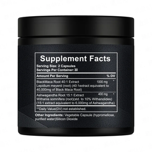 Oem Food <span class=keywords><strong>Grade</strong></span> Verbeteren Energie Zwarte Maca Wortel En Ashwagandha Extract <span class=keywords><strong>Capsules</strong></span> Vitamine Actieve Ingrediënten Voor Volwassenen Fles - Product Image 2