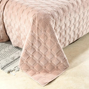 Colcha de algodón de terciopelo de gama alta, funda de cama de doble cara, colchas <span class=keywords><strong>y</strong></span> <span class=keywords><strong>cobertores</strong></span>, edredón de cama para parejas, colchón de punto a cuadros - Product Image 5