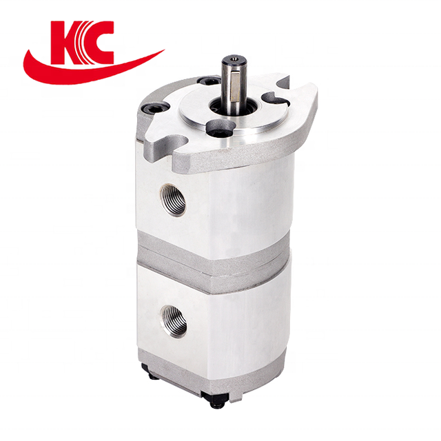 Hydraulic Double Gear Pump Mini Tandem Hydraulic Gear Pump Two Layer Oil Pump