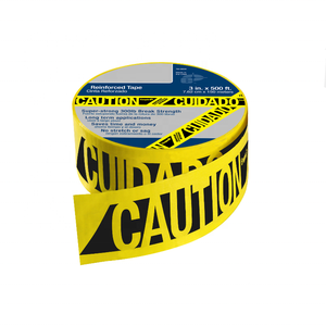 Bande de signalisation de sécurité de haute qualité en PE pour la délimitation des zones accidentées et la protection des chantiers - Product Image 1