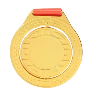 Medallas de Premio de Metal Personalizadas en Acabado Dorado, Plateado, Oro Rosa y Cinta Roja, Blanca y Azul para Reconocimiento en Eventos Deportivos - Product Image 3