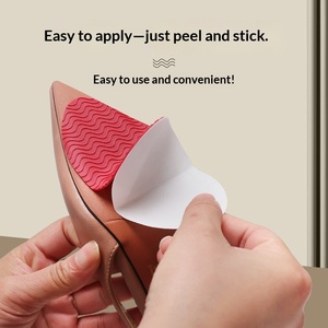 Autocollant de semelle en silicone antidérapant et invisible pour <span class=keywords><strong>talon</strong></span> haut, <span class=keywords><strong>anti</strong></span>-usure, silencieux, universel, pour modification de la taille et protection des chaussures - Product Image 3