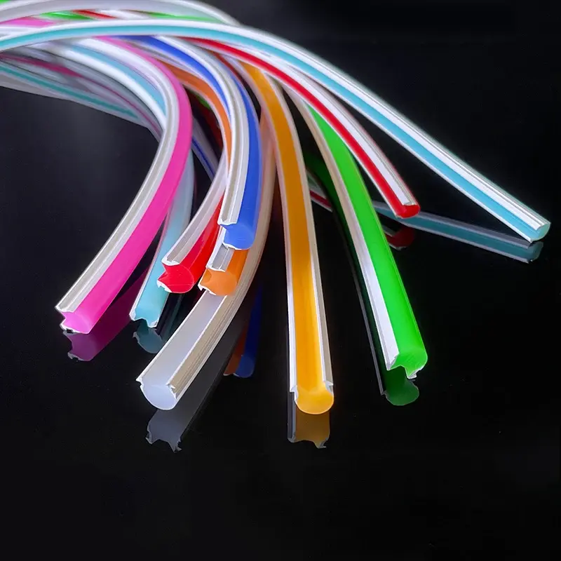 LED flex néon découpable de haute qualité 6mm néon tube 12V pur silicone tube ed flexible néon lumière