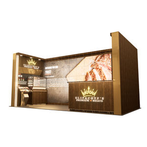 Stand de Exhibición Modular Personalizado IZEXPO, Reutilizable y Desplegable, con Pantalla LED y Zona de Demostración de Productos - Product Image 3