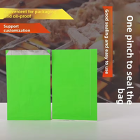Sac d'emballage jetable en papier enduit anti-graisse de qualité alimentaire pour plats à emporter BBQ, poulet, burger, sandwich, sucre – Idéal pour restaurants