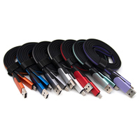 Câble de charge rapide multi-USB 6-en-1 2026 3A/5A 60W PD en alliage d'aluminium tressé pour iPhone 15/16/17 Pro Max et transfert de données informatiques