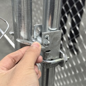 Customized Size <strong>Dog</strong> <strong>Kennel</strong> 10ft*10ft*6ft Large Chain Link Fence Galvanized <strong>Dog</strong> Cage With Roof - Product Image 6